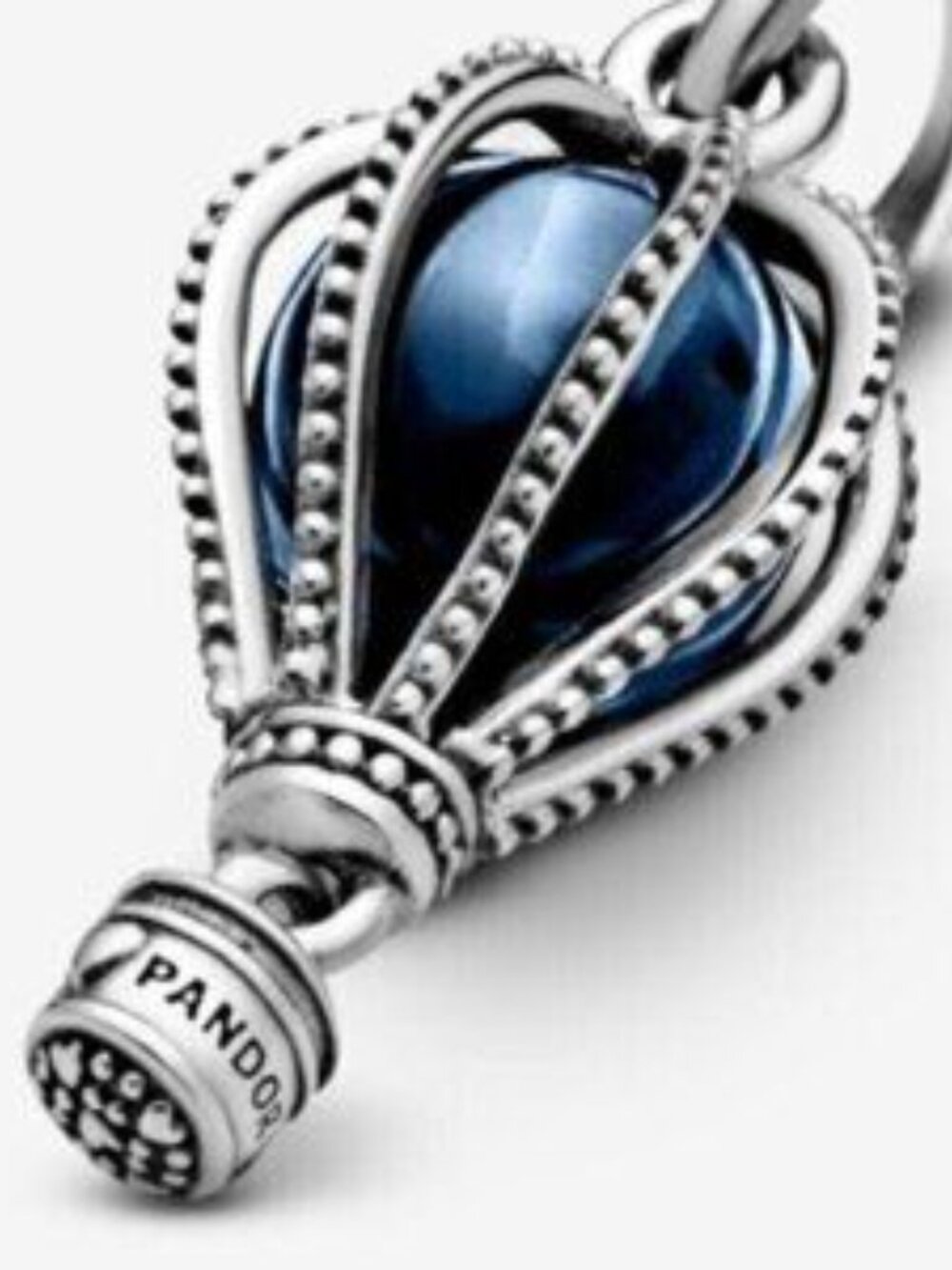 Pandora Blue Hot Air Balloon Travel Charm - Picture 4 of 5